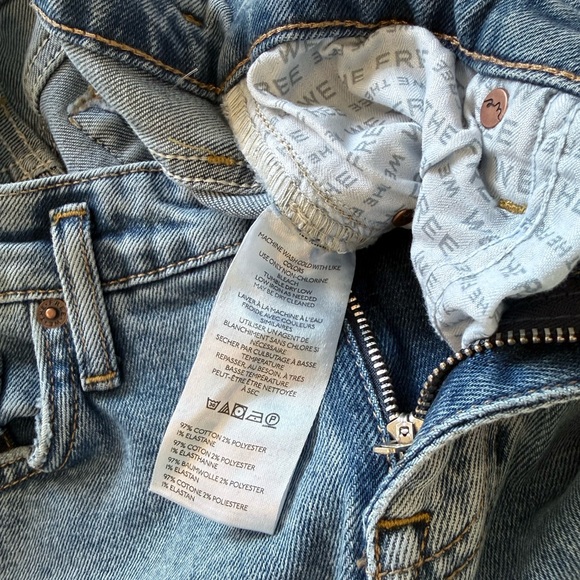 Free People We The Free Emre Y2K Low Rise Bohemian Flare Jean size 28 - Picture 6 of 9